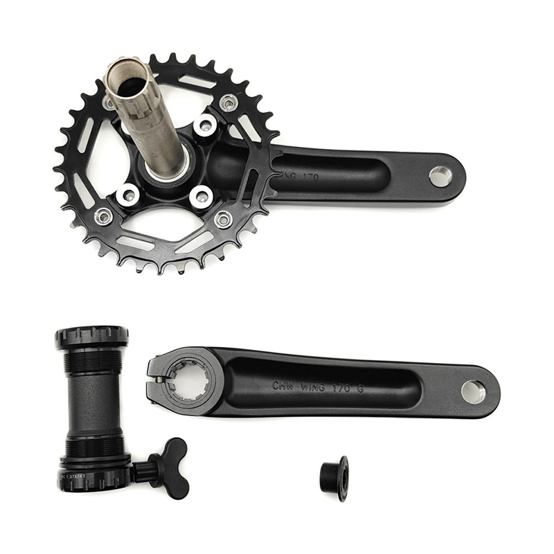 MTB Bike Single Chainwheel & Crank Set