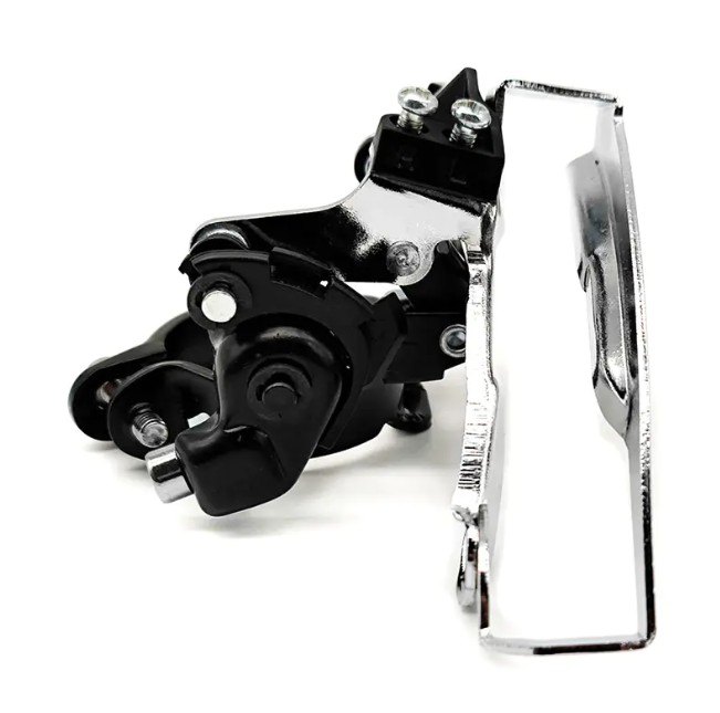 Is the performance of this bicycle front derailleur stable under different weather conditions?